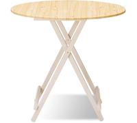 RCJCQSR Tavolo da pranzo pieghevole, salvaspazio, tavolo da cucina in legno con foglie allungabili, tavolo pieghevole con gambe in metallo per piccoli spazi (dimensioni: 70 x 74 cm, colore: F)