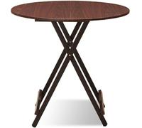 RCJCQSR Tavolo da pranzo pieghevole, salvaspazio, tavolo da cucina in legno con foglie allungabili, tavolo pieghevole con gambe in metallo per piccoli spazi (dimensioni: 70 x 74 cm, colore: A)