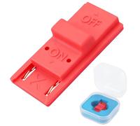 RCM Jig per Nintendo Switch, RCM Clip Jig Supporto Corto Mod Connettore, Circuito Modifica File Tools con Scatola di Immagazzinaggio, um das Archiv Spiel zu ändern, Rosso
