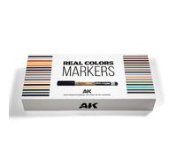 Ak Interactive - Special Box 34 Real Colors Markers