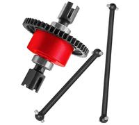 RCMYou 50T Centro Diff&Center Assi albero motore Aggiornamenti Parte per Arrma 1/8 Typhon 6S, differenziale centrale e albero di trasmissione centrale Hop ups, rosso