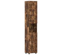 RCODSSK Badezimmerschrank-Set TULUM Geräucherte Eiche Holzwerkstoff | Matte Oberfläche, viel Stauraum, einfache Reinigung, Montage erforderlich