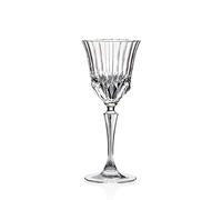 RCR Cristalleria Italiana Adagio - 2 - Set da 6 Calici Vino in Vetro