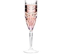 RCR 26327020006 Oasis Crystal Champagne Flutes Glasses, 160 ml, Set of 6, Glass, Clear, 6 unità (Confezione da 1)