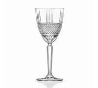 RCR 26966020006 Brillante Bicchieri da Vino Rosso, 230 ml, Set da 6 pezzi, Made in Italy, Lavabile in lavastoviglie, Ideale per Sposi, Nuovi proprietari di case, Eventi e Cene