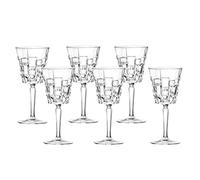 RCR 274368 Etna Set 6 Calici Vino, Vetro, 20cl