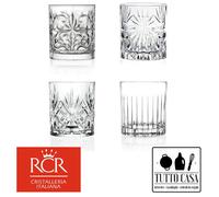 rcr 4 bicchieri mixology cocktail assortiti 33,7 cl