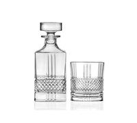 RCR 733583 Brillante Servizio 7 Pezzi Whisky, Vetro Sonoro, 6 Bicchieri + 1 Bottiglia