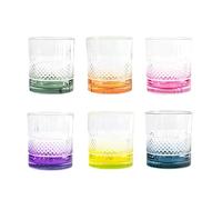 RCR Brillante Set 6 Bicchieri in Vetro Colorati cl34, 1453634