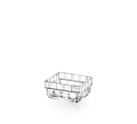 Set 6 Pz Stack Coppetta 75 Click Clack 12 Cl In Vetro Luxion Stuzzichini