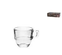 RCR Confezione 6 tazzine Moka in vetro cl 12