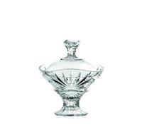 RCR Cristalleria Italiana Oasis - Scatola Candy Box con Piede e Coperchio H 180 mm