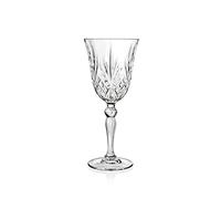 Rcr melodia set 6 calice acqua cl 27 in finissimo cristallo ecologico luxion®.