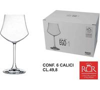 Set 6 Calici Ego Glass E50 Degustazione Vino 50 cl 6 Pz