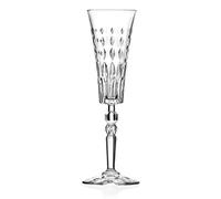 Rcr marilyn set 6 calice flûte in finissimo cristallo ecologico luxion®,