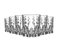 Rcr marilyn set 6 bicchiere bibita cl 35, in fine cristallo ecologico luxion®,