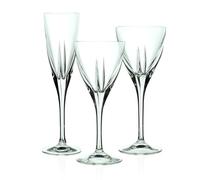 RCR Fusion Servizio Calici, Vetro, Trasparente, Confezione da 18 Pezzi