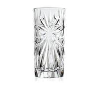 RCR Oasis, calici Flute da Champagne in Cristallo, Vetro, Trasparente, 7.6 x 7.6 x 19 cm