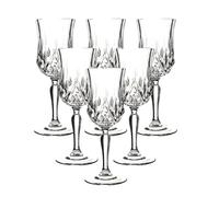 RCR Opera - Set di 6 bicchieri da acqua in cristallo