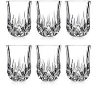 RCR Opera Set di 6 Bicchieri liquore / amaro cl 6 in cristallo stampato