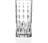 Rcr set 6 bicchieri bibita Marilyn vetro Luxion 35 cl