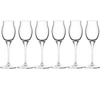 Rcr set 6 calici liquore Invino vetro Luxion 10 cl