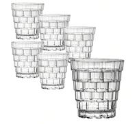 RCR Set di 6 Bicchieri Acqua Stack in Luxion, Servizio da Tavola Elegante, 10...