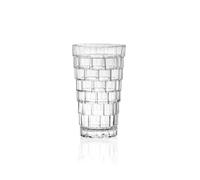 RCR Set di 6 bicchieri Bibita Stack in Luxion, Servizio da Tavola Elegante, 100% Made in Italy, Capacità 38,8 cl