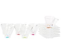 RCR Set Tazza Caffè Con Piattino 6 Pz.