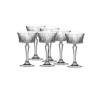 RCR CRISTALLERIA ITALIANA SPA Calice per Aperitivi in Cristallo Timeless da 26cl Set 6pz - Splendente Elegante per Acqua, Aperitivi, da Ristorante, Casa - trasparente Cristallo 8007815280421