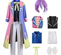 Rcrllya Anime Project Sekai Costume Cosplay da Stage Colorato Kamishiro Rui Abito da Parrucca Abito Vestito da Halloween per Festa del Carnevale (Parrucca +Kamishiro Rui,M)