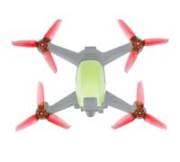 RCSTQ 2 coppie elica di sgancio rapido del colore chiaro per DJI FPV (rosso)