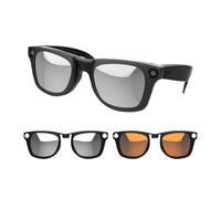 RCstyle 2 Pezzi Clip Polarizzati Compatibile con Ray-Ban Meta Wayfarer Occhiali Smart Cambio Colore Set Clip per Uomo e Donna Taglia L (Grigio, Arancione), Grigio, Arancione, Large, Grigio, arancione,