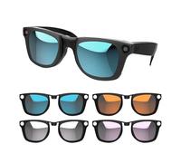 RCstyle 4 Pezzi Clip Polarizzati Compatibile con Ray-Ban Meta Wayfarer Occhiali Intelligente Cambio Colore Set Clip per Uomo e Donna Taglia L (Grigio, Rosa, Blu, Arancione), Grigio, Rosa, Blu,