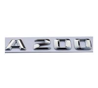 RCTGPGJAC Scritta cromata in ABS for Emblema del Bagagliaio Posteriore dell'auto, Compatibile con Mercedes Benz A180, A200, A260, W176, W177(A 200)