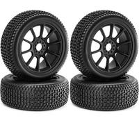 RcThjia Pneumatico per buggy fuoristrada in scala 1/8, 17 mm, esagonale, con inserti in schiuma, compatibile con ARRMA Typhon 3S/6S HongNor FS Racing HSP Hyper KYOSHO MP10 (4 pezzi)