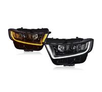 RCUIHGFB Faro Principale Compatibile con Ford per Edge 2015 2016 2017 2018 2019 Lampade per Auto Luci Diurne Accessori Dinamici Plug And Play Fari