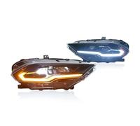 RCUIHGFB Faro Principale Compatibile con Ford per Mustang 2018 2019 2020 Luci per Auto Luci Diurne Indicatori di Direzione Dinamici Accessori per Auto