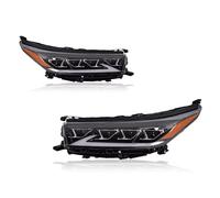 RCUIHGFB Faro Principale Compatibile con Toyota per Highlander 2018-2021 Kit Completo di Accessori per Fari Anteriori Lenti Proiettori E Auto