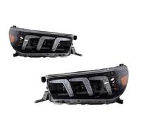 RCUIHGFB Faro Principale Compatibile con Toyota per Hilux per Revo 2021 2022 2023 2024 Kit Accessori Lenti Proiettori Ad Alta Configurazione Fari Auto