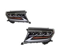RCUIHGFB Faro Principale Compatibile con Toyota per Land per Cruiser 2007-2015 Kit Accessori per Lenti Proiettori Aggiornamento Fari Auto