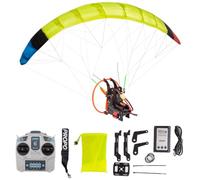RCXTechPro 128 centimetri RC Parapendio elettrico RTF, 2.4GHz Powered Paramotor Aircraft con ala pieghevole, 30 minuti di tempo di volo e stabile ad alta aerobatica di volo per adulti Enthusiasts-3