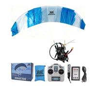 RCXTechPro 128 centimetri RC Parapendio elettrico RTF, 2.4GHz Powered Paramotor Aircraft con ala pieghevole, 30 minuti di tempo di volo e stabile ad alta aerobatica di volo per adulti Enthusiasts-3