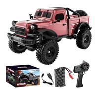 RCXTechPro RTR/C8813 - Camion cingolato con luci a LED, scala 1/18, con telecomando 4WD 2,4 G, per fuoristrada, fuoristrada, pickup, arrampicata, buggy, auto per adulti