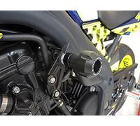 RD Moto Tamponi paratelaio con Kit di montaggio completo - Nero per Triumph Speed Triple 1050 2005-2010