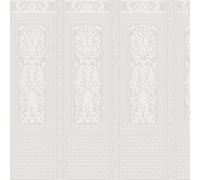 RD06730 - Anaglypta Rococo Bianco Dado Pannello Trama Carta da Parati