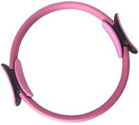 RDAHSUEHH Anello per pilates, con doppia maniglia, per esercizi al chiuso, fitness, yoga, dimagrante, allenamento, pilates (rosa)