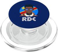 RDC, Bandiera congolese, Ragazzo Congo Repubblica Democratica, Ragazzo Africano, Congolese PopSockets PopGrip per MagSafe