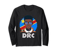 RDC, Bandiera Congolese, Ragazzo del Congo Repubblica Democratica, Ragazzo Africano, Congolese Maglia a Manica