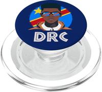 RDC, Bandiera congolese, Ragazzo del Congo Repubblica Democratica, Ragazzo africano, Congolese PopSockets PopGrip per MagSafe
